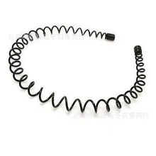 Корейский стиль для мужчины и женщины волнистые весенние спиральная завивка волос повязки повязка на голову аксессуары для волос головной убор