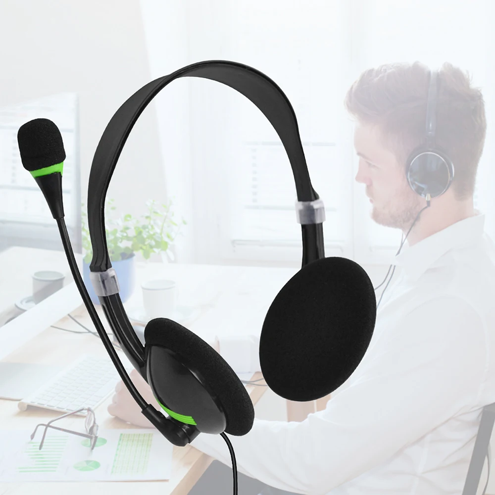 Ultra light Commercial grade Broadband USB Headset DSP ASP Gaming Headphones Bass Stereo PC Wired Headset With Mic Gifts