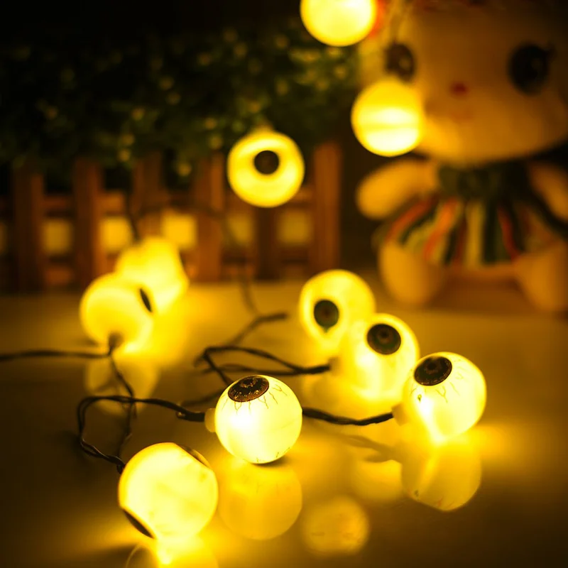 

1.5/3M Halloween decorative light string led eyeball skull battery light string
