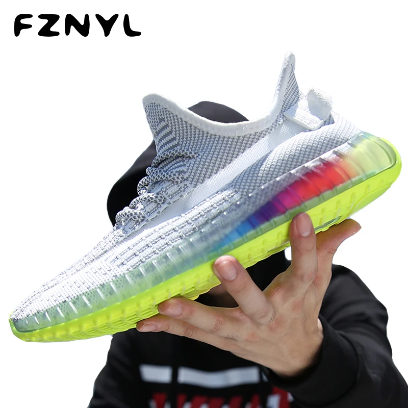 

FZNYL Men's Casual Sneakers Male Ultralight Soft Bottom Comfortable Breathable Fashion Sport Shoes for Jogging Working Hiking