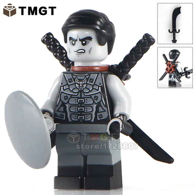 20 шт. Akita строительные блоки Char Archer Warrior GARMADON Swordsman Zane сборные Кирпичи игрушки для детей Подарки GA123-130 - Цвет: PG1009