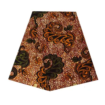 

6Yards African Print Real Wax Fabric For Women Dress 2019 New Design Ankara Nigerian Real Wax Fabric Print Batik Fabric