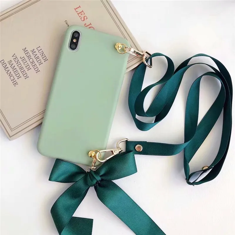 Style 2 Модный шнурок-чехол для телефона для iPhone XS MAX 11 Pro XR X 6 6s 7 8 Plus, мягкий силиконовый чехол на заднюю панель - Цвет: Style 2