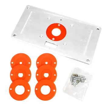 

Multifunctional Router Table Insert Plate Mounting DIY Flip Board for Woodworking Engraving Cutting Trimmer Accessories