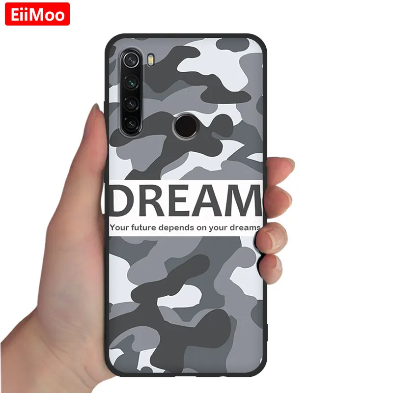 EiiMoo силиконовый чехол для телефона для Xiaomi Redmi Note 8 чехол для Xiaomi Redmi Note8 задняя крышка для Xiomi Redmi Note 8 чехол 64 Гб 128 ГБ - Цвет: 35