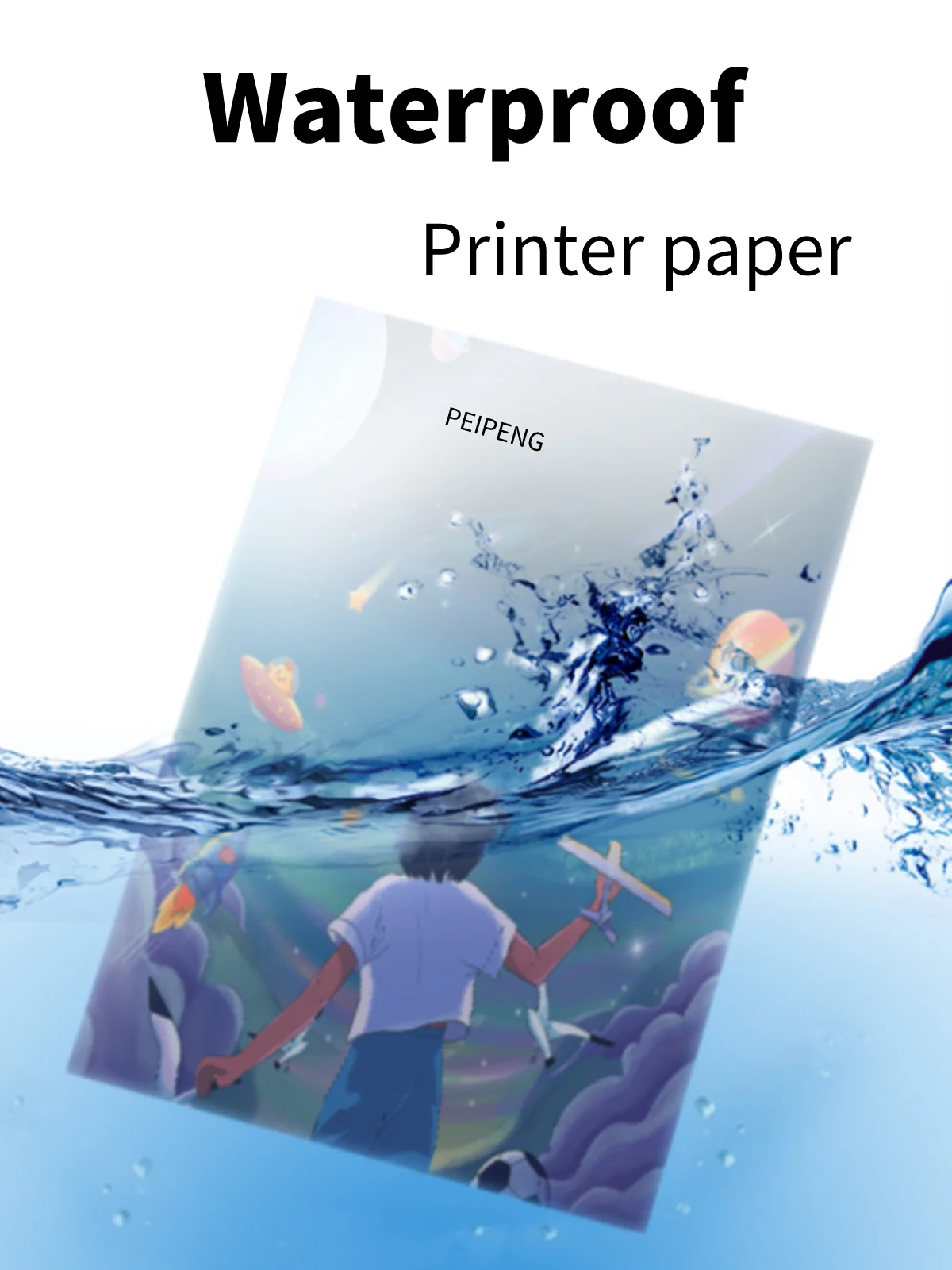 50 Sheets Printable Vinyl Sticker Paper A4 100% Transparent Vinyl Paper  Sheet Non Waterproof Label Sticker for Inkjet Printer - AliExpress