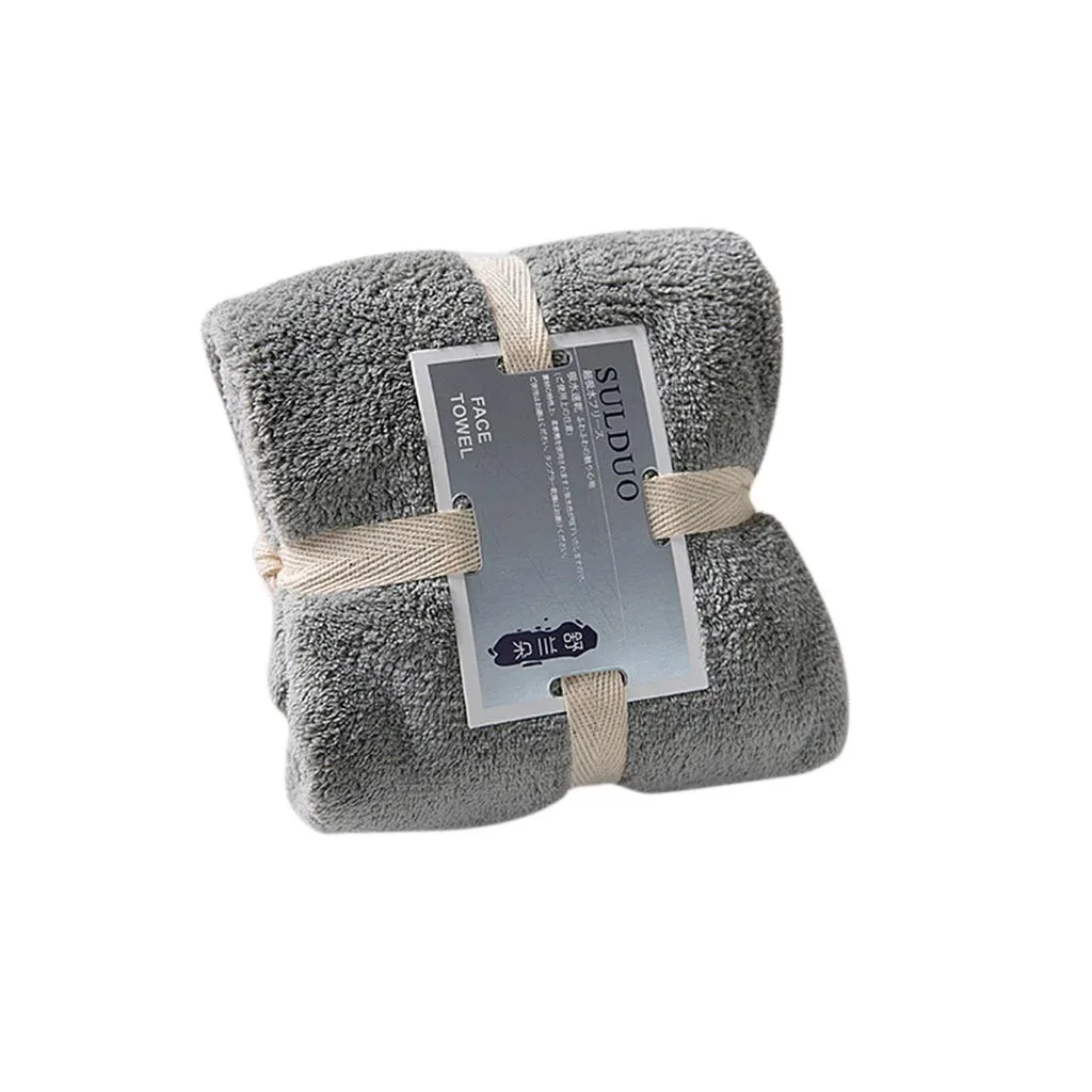 Чистый и свежий стиль мягкое полотенце для лица и удобное портативное полотенце для путешествий s банное домашнее детское быстросохнущее полотенце 36x80 см - Цвет: Gray