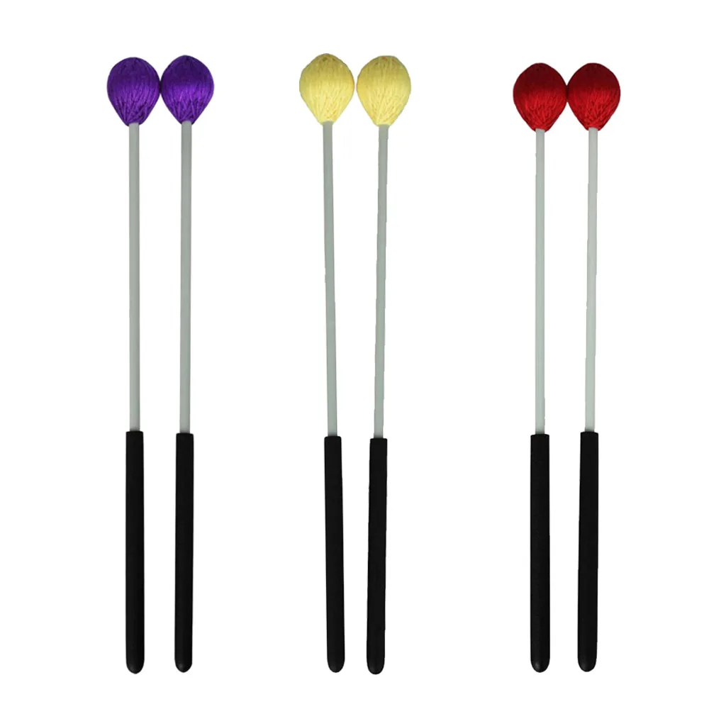 1 пара Marimba Mallets Glockenspiel палочки для ксилофона ударный инструмент аксессуар