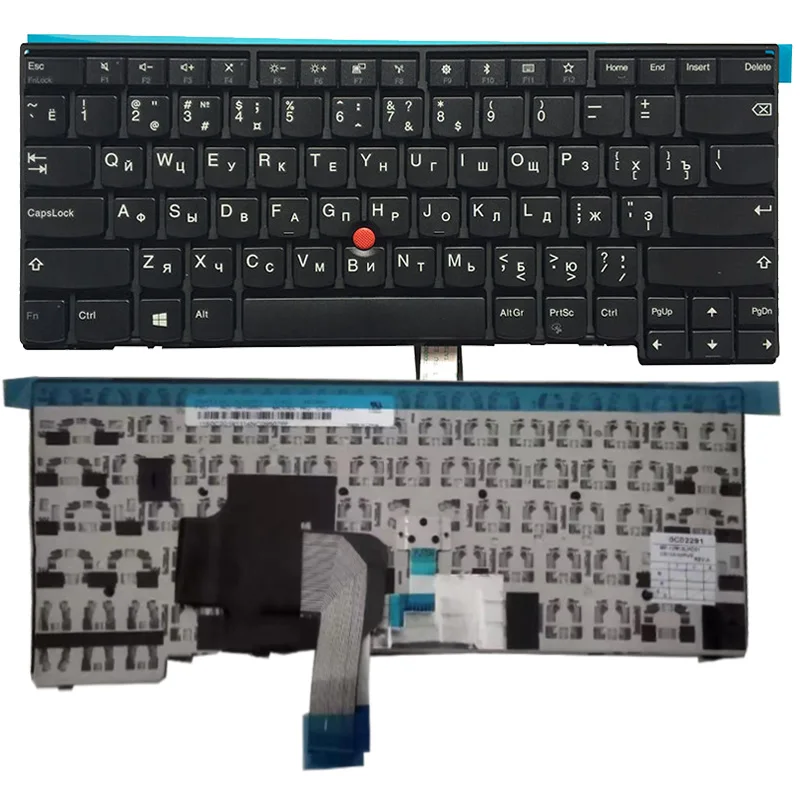 

New Russian/RU laptop keyboard For Lenovo ThinkPad L440 L450 L460 T431 T431S T440 T440P T440S T450 T450S E431 E440 Non-backlight