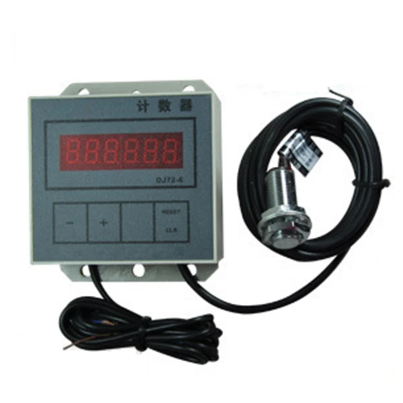 

Hugwit 6 Digit Counters Lathe Counter CZ72-8 Punch Counter with Magnetic Switch Hall Switch Sensor Magnet Count DJ72-6-1