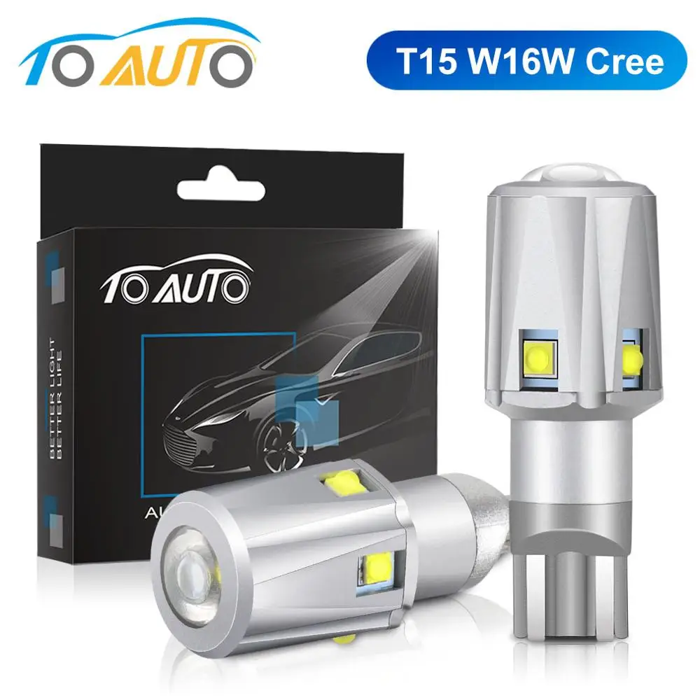 

2019 T15 W16W 921 912 LED Canbus Car LED Lamp Reverse Back up Lights Auto Bulb 12V White