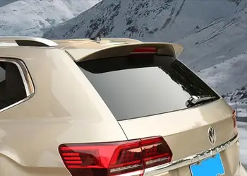 

High quality ABS Paint Car Rear Trunk Lip Spoiler Wing Fits For Volkswagen Teramont 2017 2018
