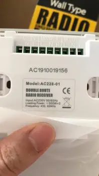 

Smarthome Push Button Wanel Switch Wall Light or Curtain Switch 2gang 2way 110~240V free shipping