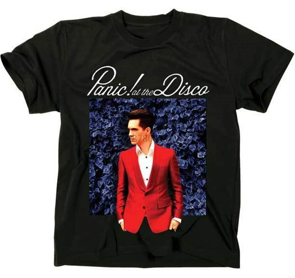 Panic! At The Disco-Blue Wall футболка S-M-L-Xl Новый Привет верность Мерч Летний стиль