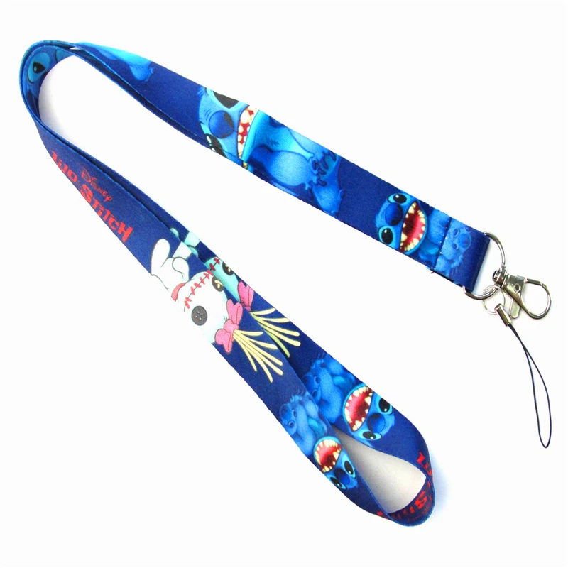 The New Anime Cute Cartoon Neck Strap Lanyard for keys ID Card Gym Mobile Phone Straps USB badge holder DIY Hang Rope - Цвет: J