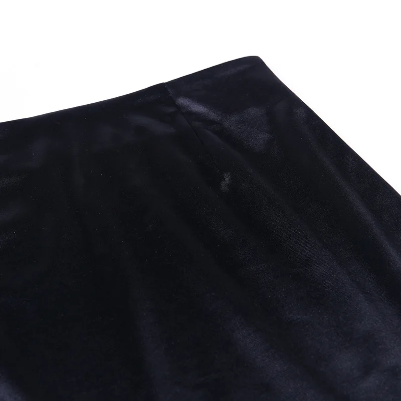 BOOFEENAA/пикантные Клубные наряды ночная рубашка из искуственного шелка Женский комплект 2 шт. облегающий короткий топ, бюстгальтер без косточек и юбка в комплекте C66-AC35