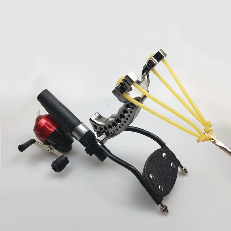 Tiro com Arco Estilingue de Pesca Poderoso Multi-função Bowfishing Peixe Tiro Slingshot Catapult Caça Arco Flecha Kit 5 Caça Tiro Com Arco arco flecha Estilingue de Pesca kit