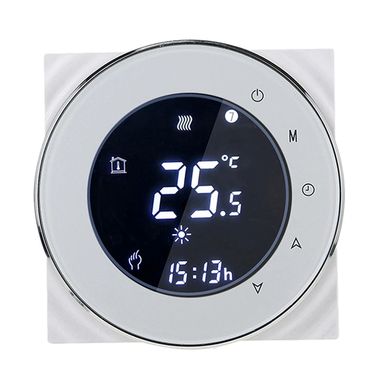 

WiFi Thermostat Intelligent Gas Boiler Heating Programmable Temperature Controller BGL 6000HH White