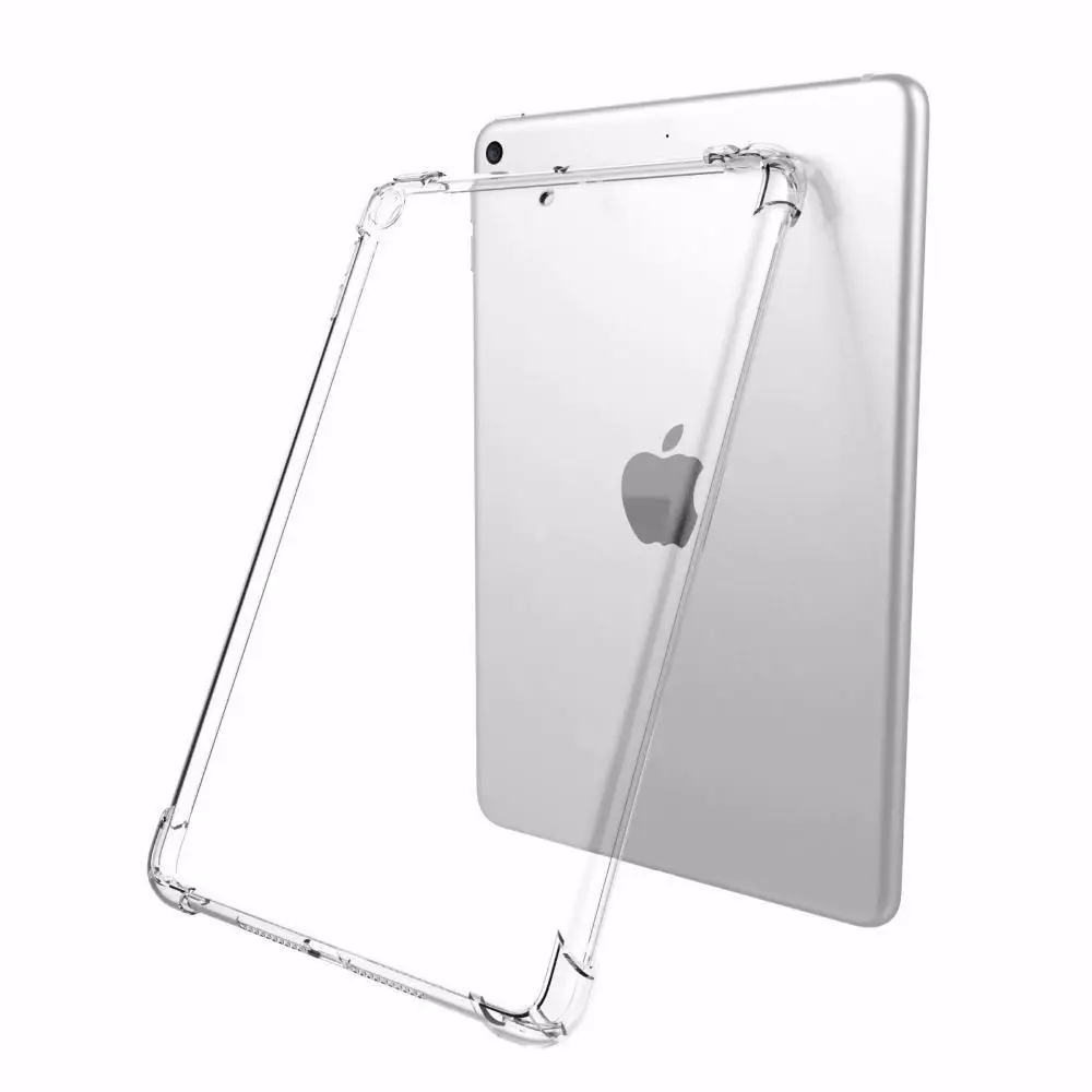 Прозрачный прямая сопротивление силиконовый чехол для Apple iPad 2/3/4 9,7 Air 1 2 5 6 iPad Pro 9,7 11 10,5 12,9 мини-платье на возраст 2, 3, 4, 5, 10,2 чехол