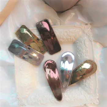 

Korean Minimalist Design PU Imitation Leather BB Clip Personality Fashion Girl Women Hairpins Hair Accessories