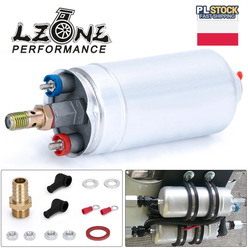 LZONE высококачественный внешний топливный насос 044 OEM:0580 254 Poulor 300lph поставляется с