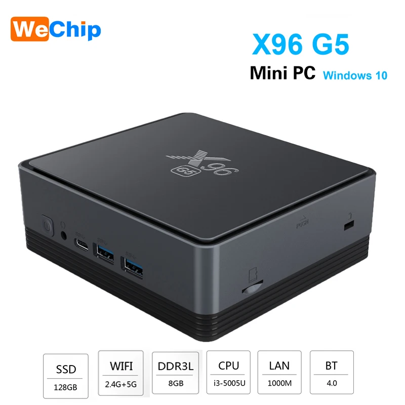 X96 5G i3 5005U Mini PC 8GB DDR3L Windows 10 Dual Wifi Bluetooth 1000M Lan 2 HDMI Port SSD 128GB/256GB Computer 4k TV BOX |