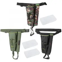 Многофункциональные рыболовные сумки рыболовные удочки крючок приманки для хранения поясные сумки для ног поясная сумка с двойными слоями рыболовные инструменты коробка