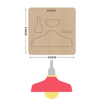 

Logo knife mold mold wood die cutting die, model L0462, suitable for common die cutting machines in the market