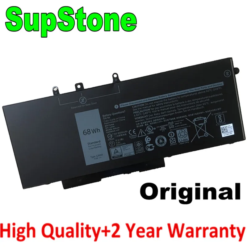 SupStone оригинальный GJKNX Аккумулятор для ноутбука Dell Precision M3520 M3530 широта E5480 E5580 E5490