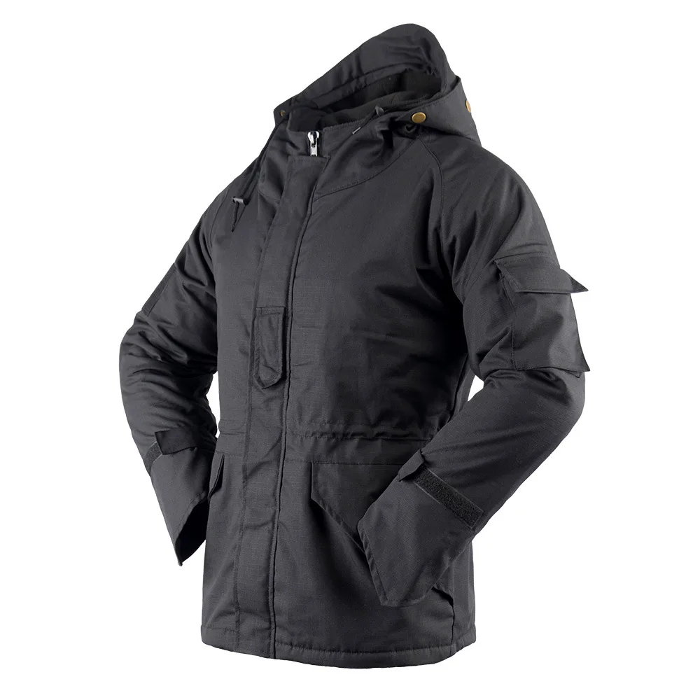 Мужская водонепроницаемая военная тактическая куртка, Мужская армейская Флисовая теплая ветровка, куртка-бомбер, камуфляжная тренировочная одежда, пальто с капюшоном