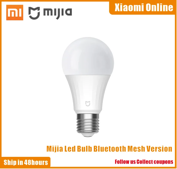 Умная Светодиодная лампа Xiaomi Mi Bluetooth сетчатая управляемая приложением Mijia с