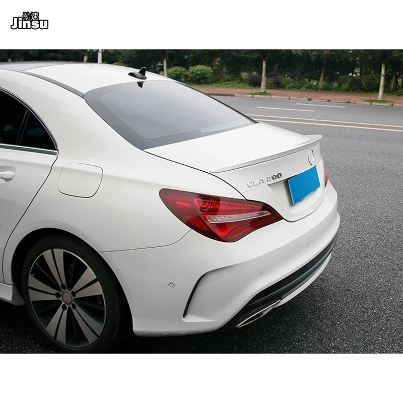 Стильный спойлер для задней части багажника AMG из АБС пластика губа Benz CLA class CLA180