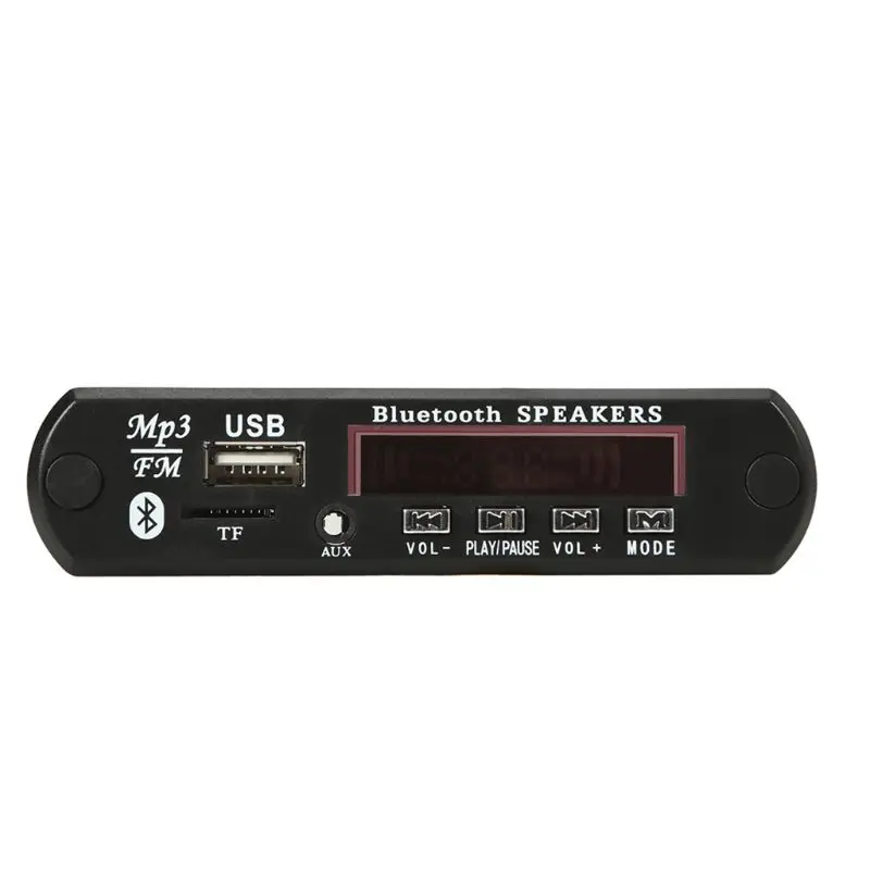 Автомобильный Bluetooth MP3 WMA FM AUX декодер плата модуль TF SD карта