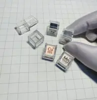 10pcs Acrylic Box Cube Shape for Element Cube Collection Storag Element Cubes Show And Protecter 1