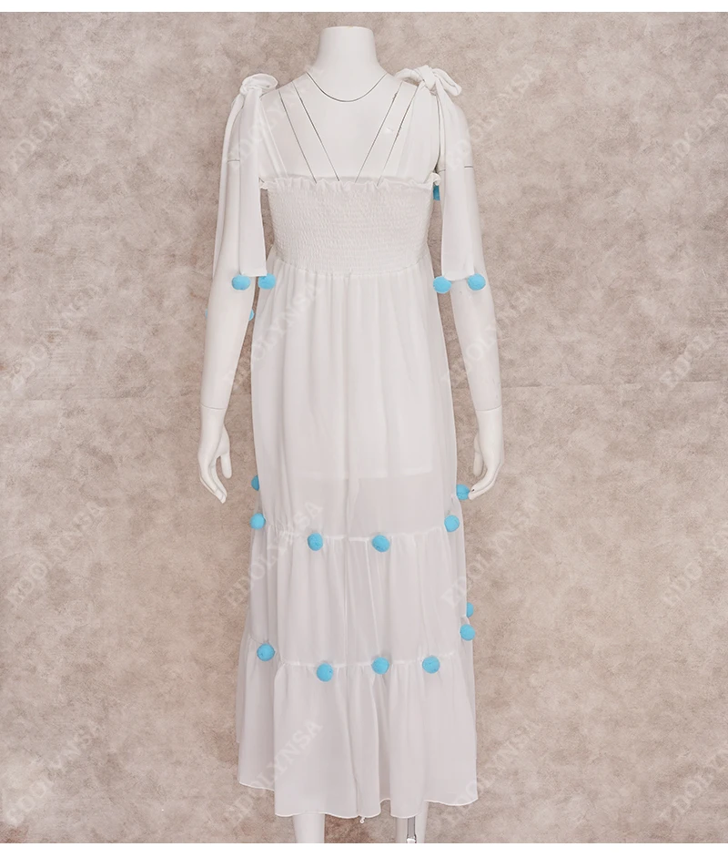Longue Robe D'été Bretelles Femme Oxegen - Taille S - Bleu - Neuf Sans étiquette