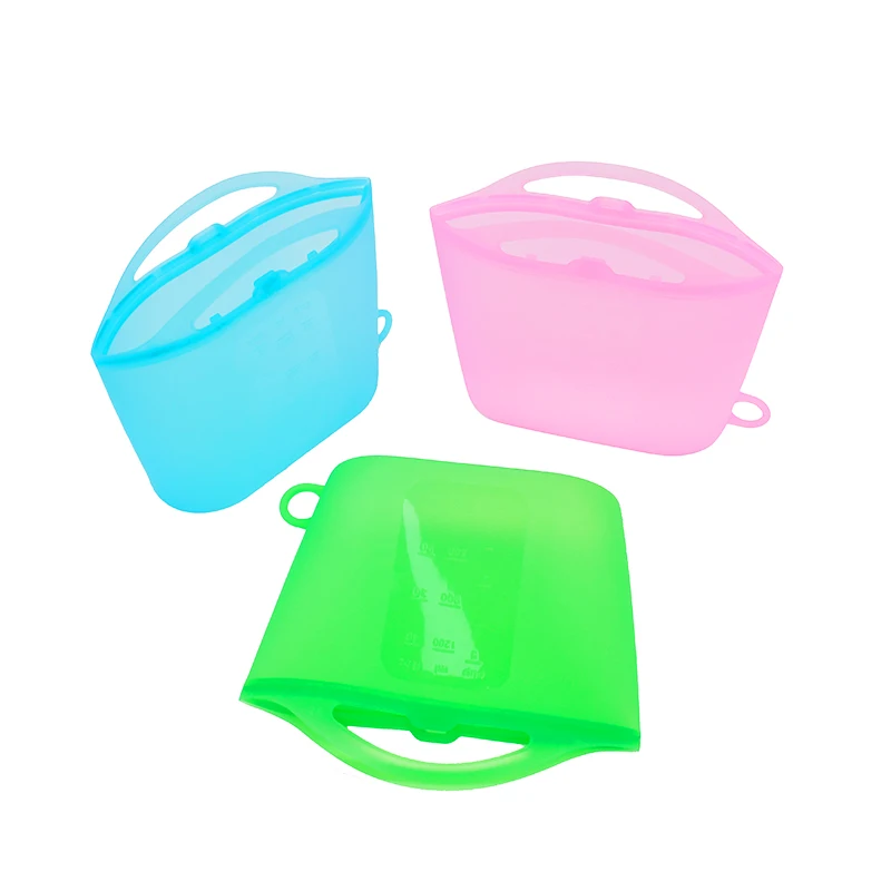 Sacolas de silicone para armazenamento de alimentos,