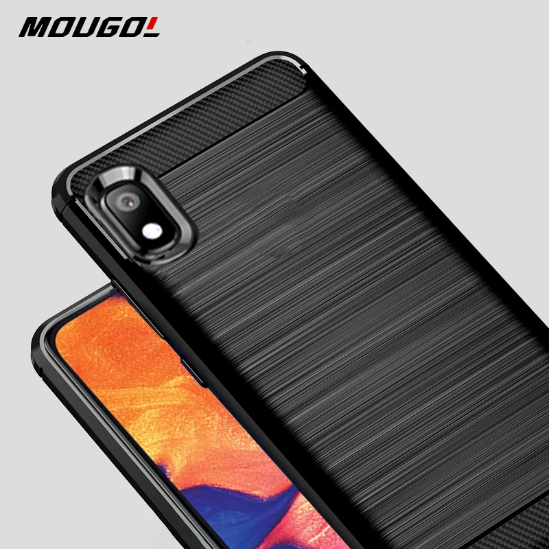

For Samsung Galaxy A10e Case Carbon fiber Cover 360 Full Protection Phone Case For Samsung A 10e Cover Shockproof Bumper Shell