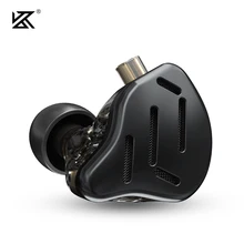 KZ ZAX 1DD + 7BA Hybrid 16 Fahrer Einheit HIFI Metall Kopfhörer Lauf Sport Musik DJ In Ear Ohrhörer IEM DB3 ZST ZSN ZS10 AS06 ZSX MK3