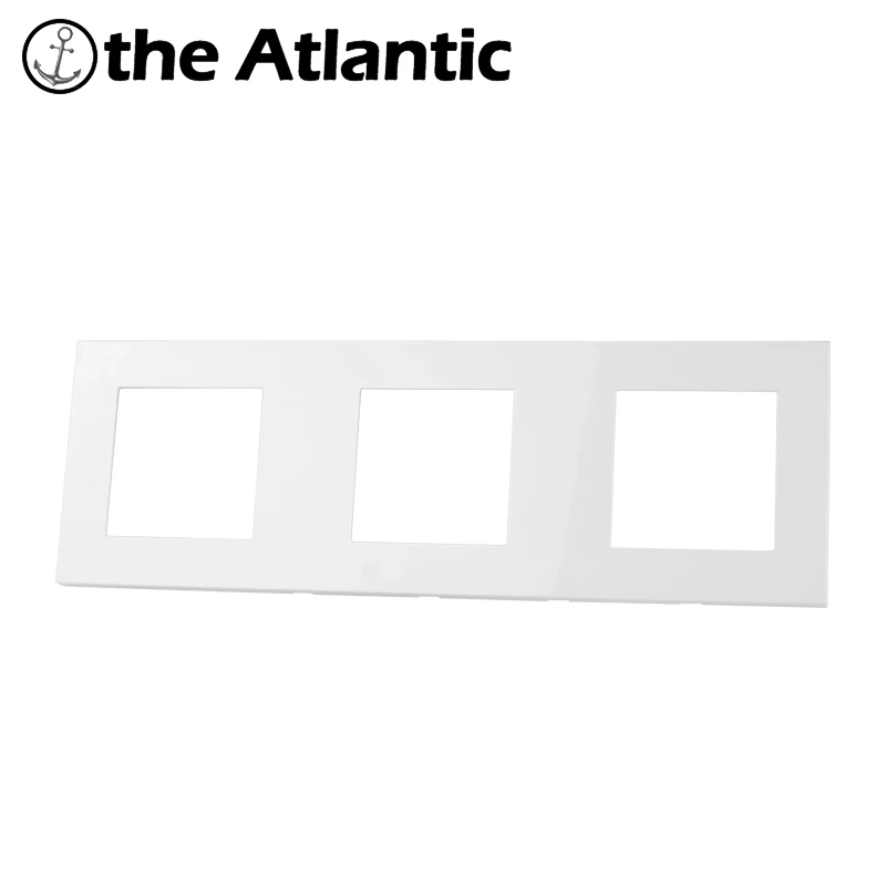 White Plastic Frame Customize DIY Socket Power Outlet Free Combination Single Double Triple Quadruple Panel S Series
