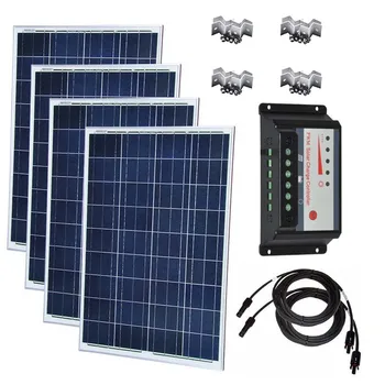 

Solar Kit 100w 200w 300w 400W Solar Panel 100w 12v Solar Controller 12v/24v 30A PWM Caravan Car Camping