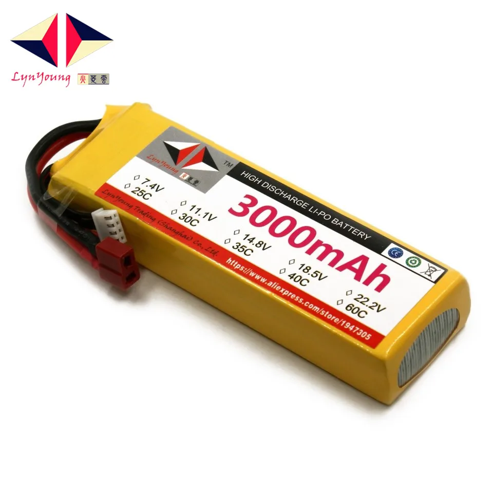 11 1 в 3000 мАч 25C 30C 35C 40C 60C 3S Lipo аккумулятор для RC лодки автомобиля грузовика дрона