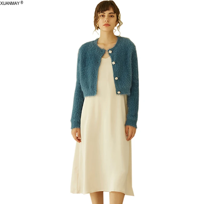 plush cardigan sweaters