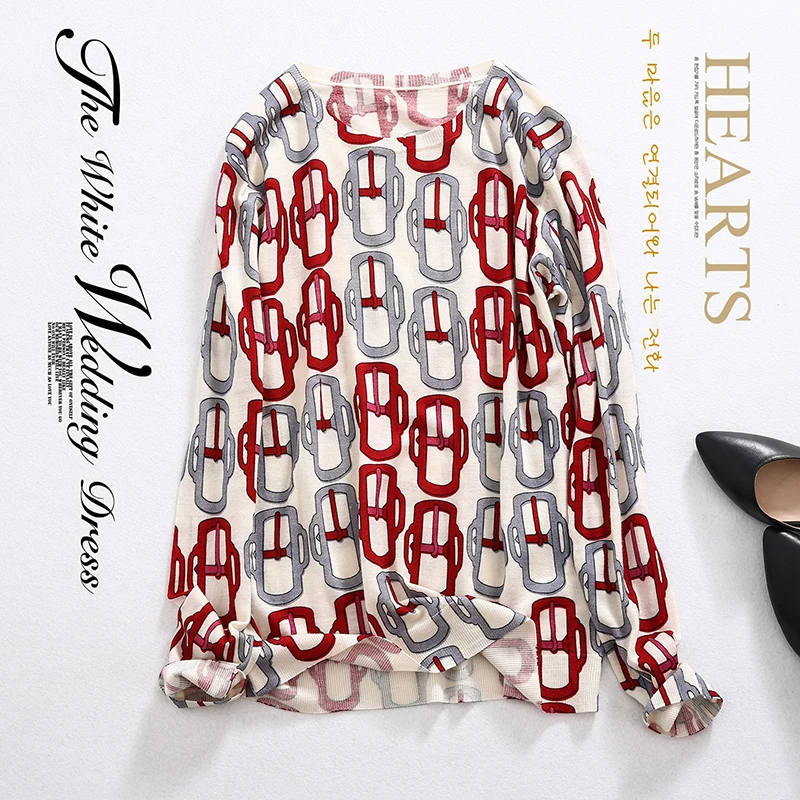 VOA White Pattern Jacquard Silk Kimono Collar