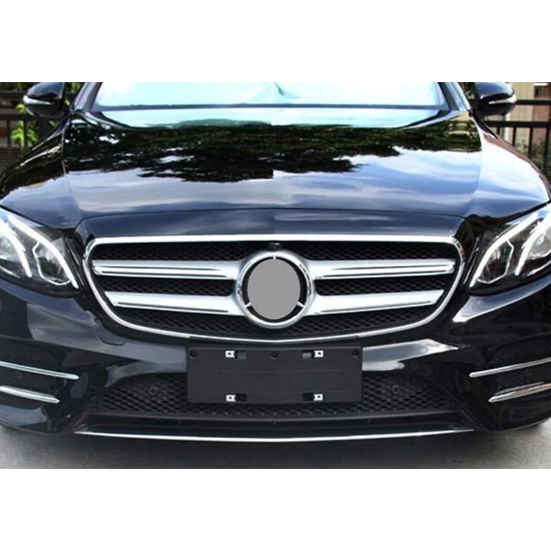 4 шт. ABS Хромированная передняя противотуманная фара Накладка для Mercedes Benz E Class W213 E200 E300 E43 автомобильные аксессуары