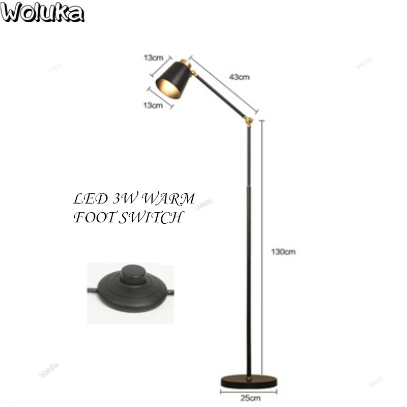 Floor lamps modern simple LED eye protector living room bedroom study vertical desk lamp CD50 W06