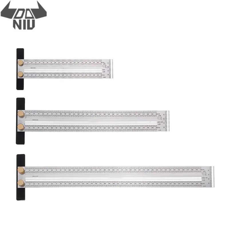 DANIU 200/300/400 мм из нержавеющей стали точность маркировки T линейка отверстие