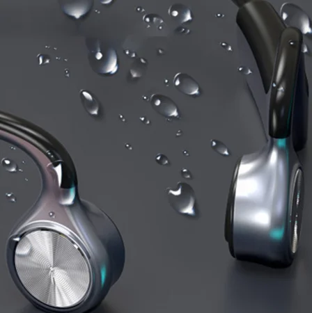 Gray E9 Bone Conduction Bluetooth Headset Wireless Bluetooth 5.0 Open Binaural Stereo Bone Conduction Earphones Sports Portable