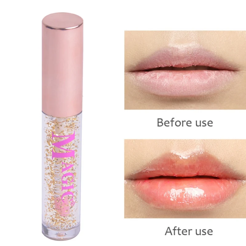 

Lip Gloss Temperature Change Color Lip Glaze Moisturizing Smooth Fine Lines Anti-drying Color Changing Pigments Makeup n