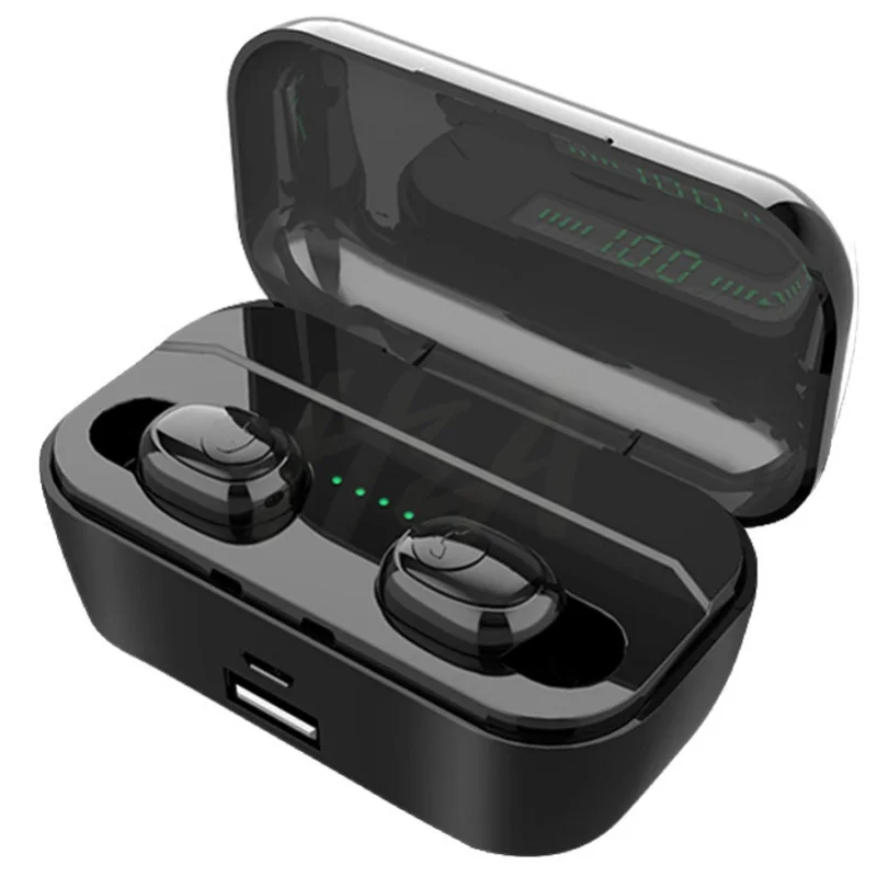 Акция-Новые Bluetooth наушники 8D стерео беспроводные наушники мини беспроводные наушники гарнитура с 3500 мАч power Bank наушники Hea
