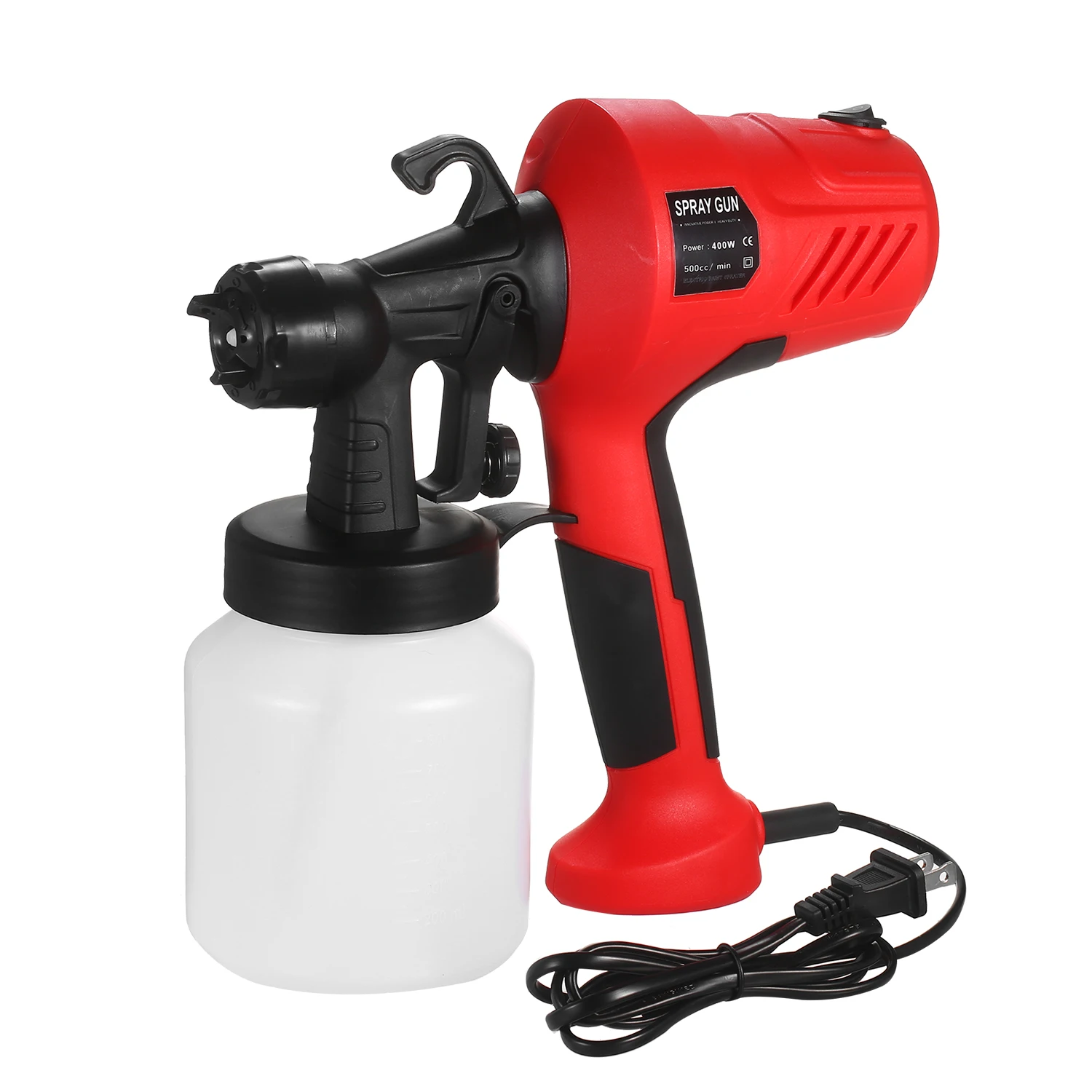 Portable High-pressure Electric HVLP Paint Sprayer Airbrush Gun Removable Adjustable Spray for Car and Home | Инструменты